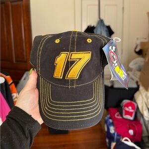 #17 Kenseth Racing Hat- Black- Adjustable- NASCAR- NWT